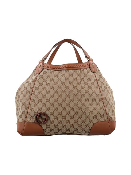 Gucci Handbags - ★SOLD★ Gucci Interlocking GG Canvas Brown Handbag